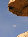 The moon.
